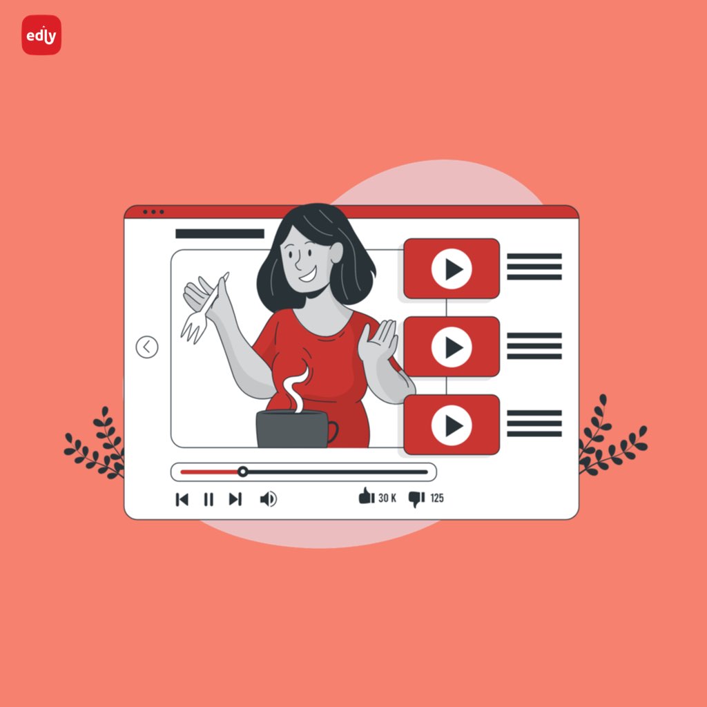 Vector visualisation of an online course