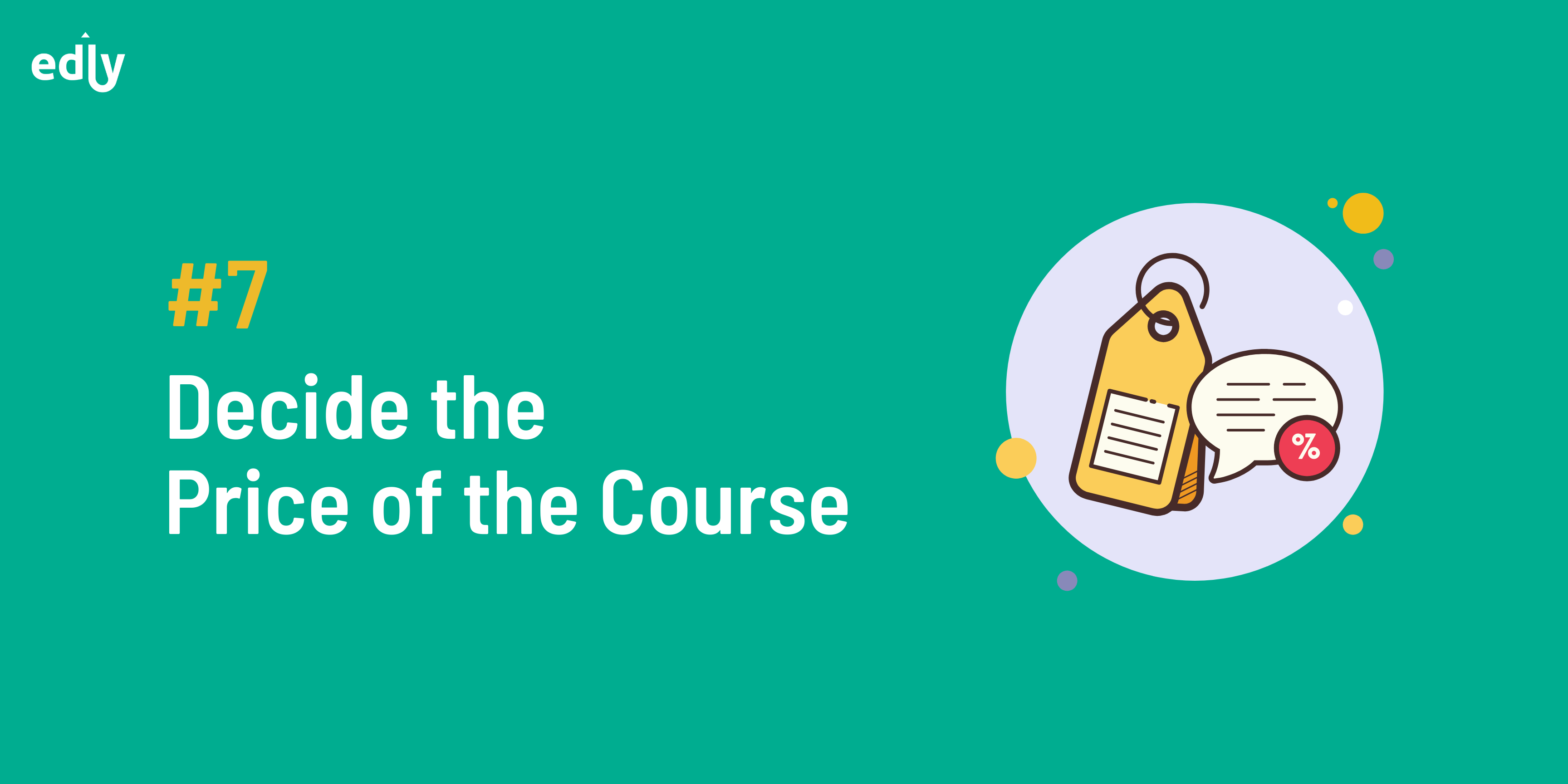 Decide the Price of the Course